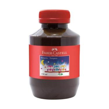 Imagem de Tinta Guache Escolar Faber-Castell 250ml 1 Unidade para Uso Infantil M