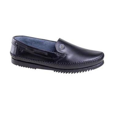 Imagem de Mocassim Em Couro Rafarillo 300 Masculino, Preto, 42