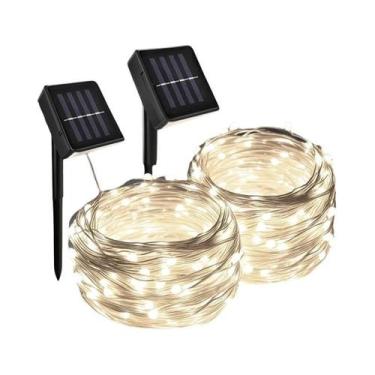 Imagem de Luzes De Cordão Solares À Prova d'Água 32M 22M 11M 7M Para Jardim Exte