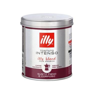 Imagem de Café Torrado e Moído Especial Illy Intenso Moka 100% Arábica Lata de 1