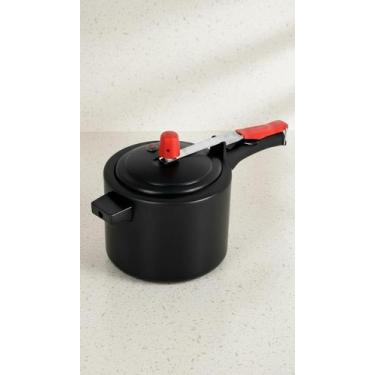 Imagem de Panela de Pressão Antiaderente 4,5L Preto - Congratulations Store