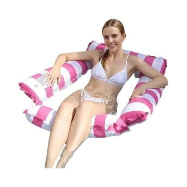 Imagem de Colchão Flutuante Inflável E Dobrável Em PVC Para Festa Na Piscina - Y