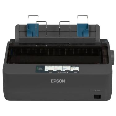 Imagem de Impressora Matricial Epson LX-350 Monocromática 347PPM 360DPI USB Preto