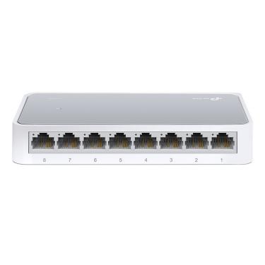 Imagem de Switch TL-SF1008D 8 Portas 10-100MBPS com Desempenho Estável e Durabilidade para Uso Profissional e Pessoal TP-Link