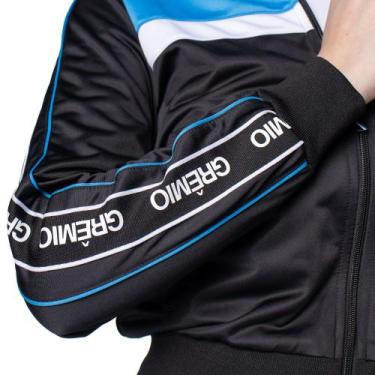 Imagem de Agasalho Feminino Lotus Grêmio Tape 26 Preto/Azul Turquesa, Preto, Azu