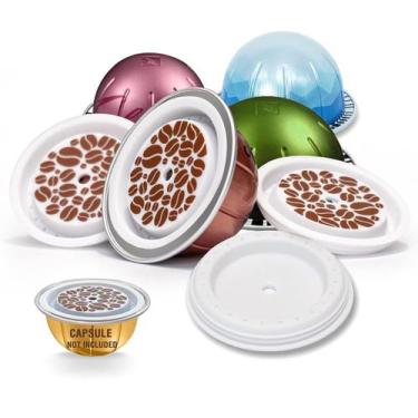Imagem de Tampas Reutilizáveis para Cápsulas Nespresso Vertuo SWEETDEER 4 Unidad
