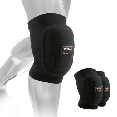 Imagem de Joelheiras VTG SUPPORT tamanho grande 38-44 cm com absorção de impacto