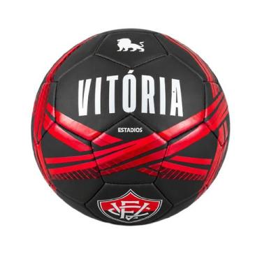 Imagem de Bola De Futebol Vitória Estádios Original Tamanho:5Cor:Preto, 5, Preto