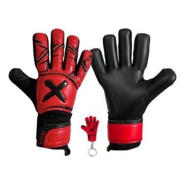 Imagem de Luva Goleiro Infantil Difai Spider Látex Profissional -, Vermelho, 6