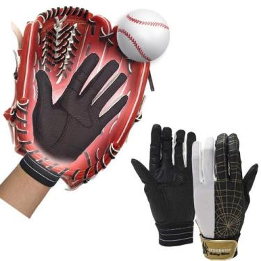 Imagem de Luva Interna de Beisebol J&S Sporting Spider Grip Dourado 23M