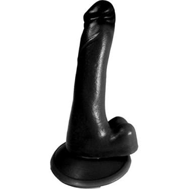 Imagem de Prazer&Cia BR Prótese Pênis Real 5D Black 13 3 X 2 4 Cm Aproximado R5Dbl Black