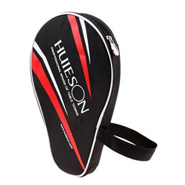 Imagem de Caso de Raquete de Tênis de Pong Paddle Bag Cover Ball Storage Pouch, Preto