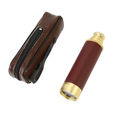 Imagem de Telesc¨®pio monocular pirata, telesc¨®pio port¨¢til dobr¨¢vel em liga de alum¨ªnio, telesc¨®pio ¨®ptico monocular port¨¢til 25x30 para uso externo