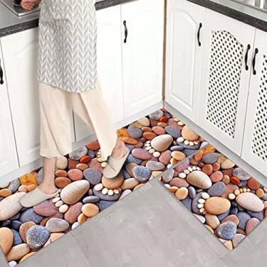 Imagem de jia cool 1 peça conjunto de tapete de cozinha antiderrapante tapete para capacho de cozinha conjunto de tapete de corredor design (40,64 x 60,96 cm)