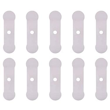 Imagem de YWBL-WH 10Pcs Valve Plate Air Compressor Silent Alumínio OilFree Machine Valve Plate Air Compressor Accessories Substituição (tipo longo 14 * 50mm), acessórios do compressor de ar