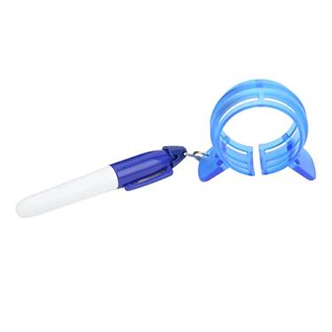 Imagem de Dispositivo de desenho de linha de golfe, marcador compacto de linha de bola de golfe prático para uso geral(azul)