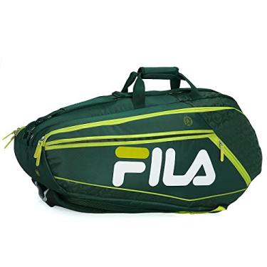 Imagem de Raqueteira Fila Champion X6 Verde Floresta e Limão