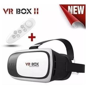Imagem de Vr Box Oculos Realidade Virtual Cardboard 3D Rift + Controle