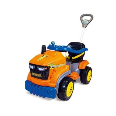 Imagem de Carro De Passeio Tractor Agro Pedal E Apoio De Pé Laranja
