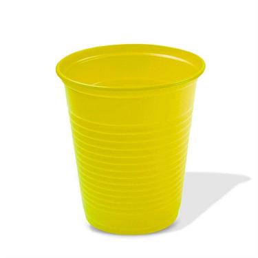 Imagem de Copo Descartável Amarelo 200ml com 50 - Trik Trik