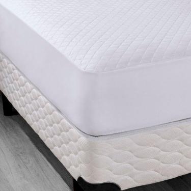 Imagem de Protetor de Colchão Solteiro Jolitex 0,88x1,88x0,35m Branco
