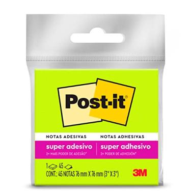 Imagem de Post-it, 3M, Bloco de Notas Adesivas, Verde, 76mm x 76mm, 45 Folhas