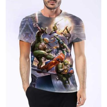 Imagem de Camisa Camiseta As Tartarugas Ninjas Rafa Leo Dona Miche 2 - Estilo Kr