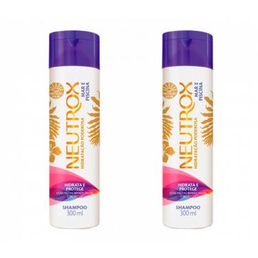 Imagem de Shampoo Neutrox Hidratação Poderosa Mar e Piscina Com Proteção Solar e Hidrata 300ml (Kit com 2)