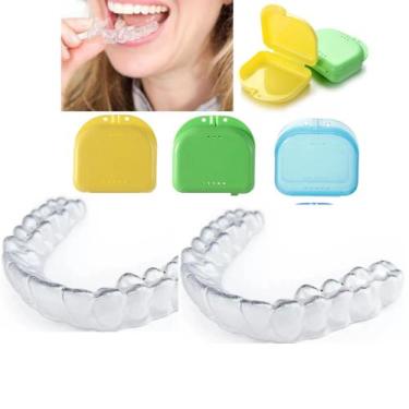 Imagem de Placa Dental Bruxismo American Guard Dental Kit 2 Placas - Nose