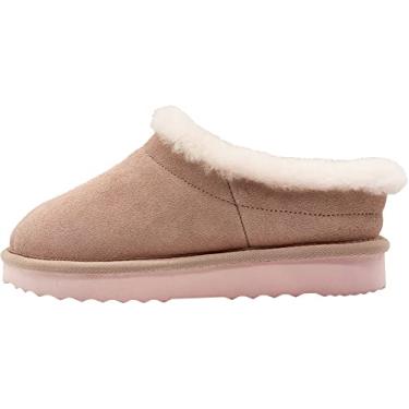 Imagem de ZEYIwearable Sapatos De Inverno Caseiros 8 Mulheres/7 Homens,Rosa