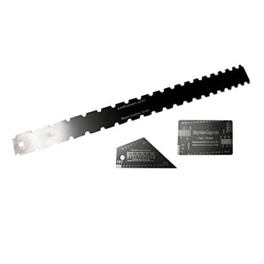 Imagem de YIJU Pescoço de guitarra entalhado em guitarra fret nivelamento régua fret balancim nível fret ferramenta luthier