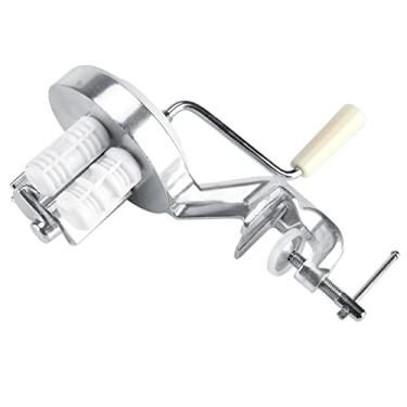 Imagem de Máquina de fazer macarrão, máquina de prensa de macarrão de liga de alumínio fabricante de macarrão manual operar equipamento de fabricação de alimentos de cozinha,cortador de macarrão adequado para