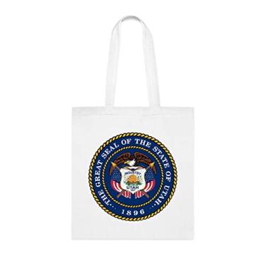 Imagem de Sacola Utah, presente de amante de Utah, presente de Utah, bolsa de ombro de Utah, bolsas reutilizáveis de Utah, ideia de presente de cesta de Natal de aniversário, presente para ela,