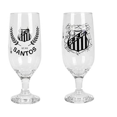 Imagem de Kit 02 Taças Floripa 300 Ml Santos Licenciada Oficial