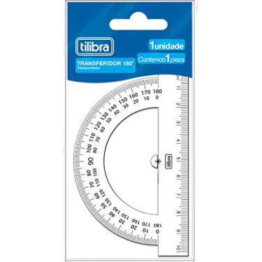 Imagem de Tilibra - Transferidor Escolar 180 Graus Académie - 1 un
