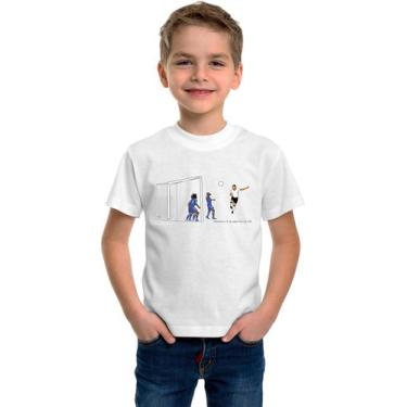 Imagem de Camiseta Infantil Mundo Preto E Branco - Novomanto