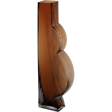 Imagem de FICARELLA VASO 35x5x11cm VIDRO ÂMBAR