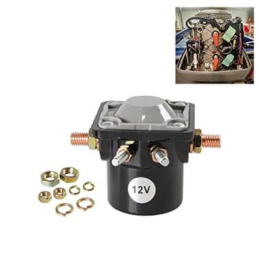 Imagem de TOTMOX Interruptor solenoide de arranque para relé de iniciante a diesel resistente para serviço pesado compatível com Johnson OMC Evinrude 383622 395419 582708 586180 47886 47886T 18-5808
