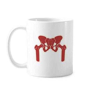Imagem de Hip Joint Ilustração Humana Caneca Ósseos Cerâmica Café Porcelana Utensílios de Mesa