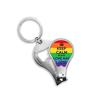 Imagem de Cortador de unhas LGBT Lésbicas Transgênero Bissexuais LGBT Abridor Chaveiro Tesoura