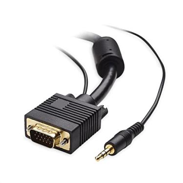 Imagem de Cabo de monitor VGA Cable Matters com áudio estéreo de 3,5 mm, 15 Feet