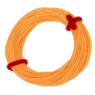 Imagem de Linha de Pesca Com Mosca, Linha Principal de Pesca de Fibra de Poliéster Com Carga Pesada Durável para Pesca Marítima (Laranja)