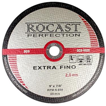 Imagem de Disco de Corte Extra Fino 9 Pol. x 2,0mm-ROCAST-134,0005