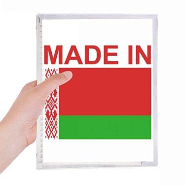 Imagem de Caderno Made In Belarus Country Love Folhas soltas Diário Recarregável Papelaria