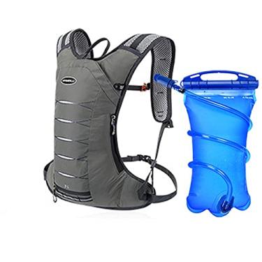 Imagem de Mochila 3L Ciclismo Hidratação Mochila Impermeável para Acampamento ao Ar Livre Caminhada Mochila Mochila Ciclismo com Bolsa de Água TPU 3L