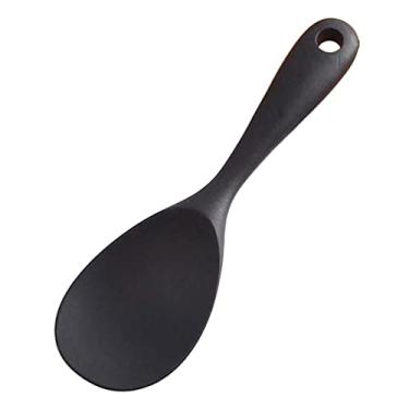 Imagem de 1 Unidade Colher De Silicone Para Arroz Espátula De Silicone Colher De Farinha Espátula De Pipoca Colher De Sorvete Colher De Arroz Antiaderente Talheres Gel De Sílica Wok