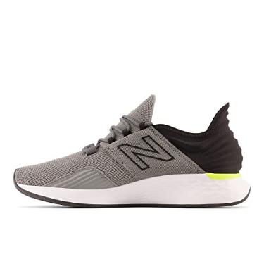 Imagem de New Balance Tênis masculino Fresh Foam Roav V1 clássico, Cinza (Harbor Grey), libélula neon/abacaxi cósmico, 7