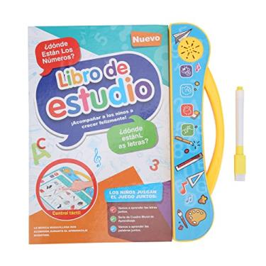 Imagem de AudíVel EletrôNico Espanhol InglêS Livro CriançAs Lendo Brinquedos de Estudo Cognitivo