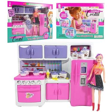 Imagem de MINI COZINHA INFANTIL COMPLETA CRISTAL COM ACESSORIOS DIVERTIDOS
