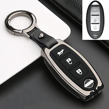 Imagem de CSHU Porta-chaves do carro capa porta-chaves porta-chaves, adequado para Nissan X-Trail T32 Murano Qashqai Versa Tidda Cubo Infiniti EX FX G25 FX35 EX, 7